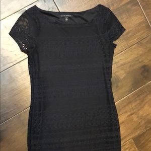 Banana republic sheath crochet dress